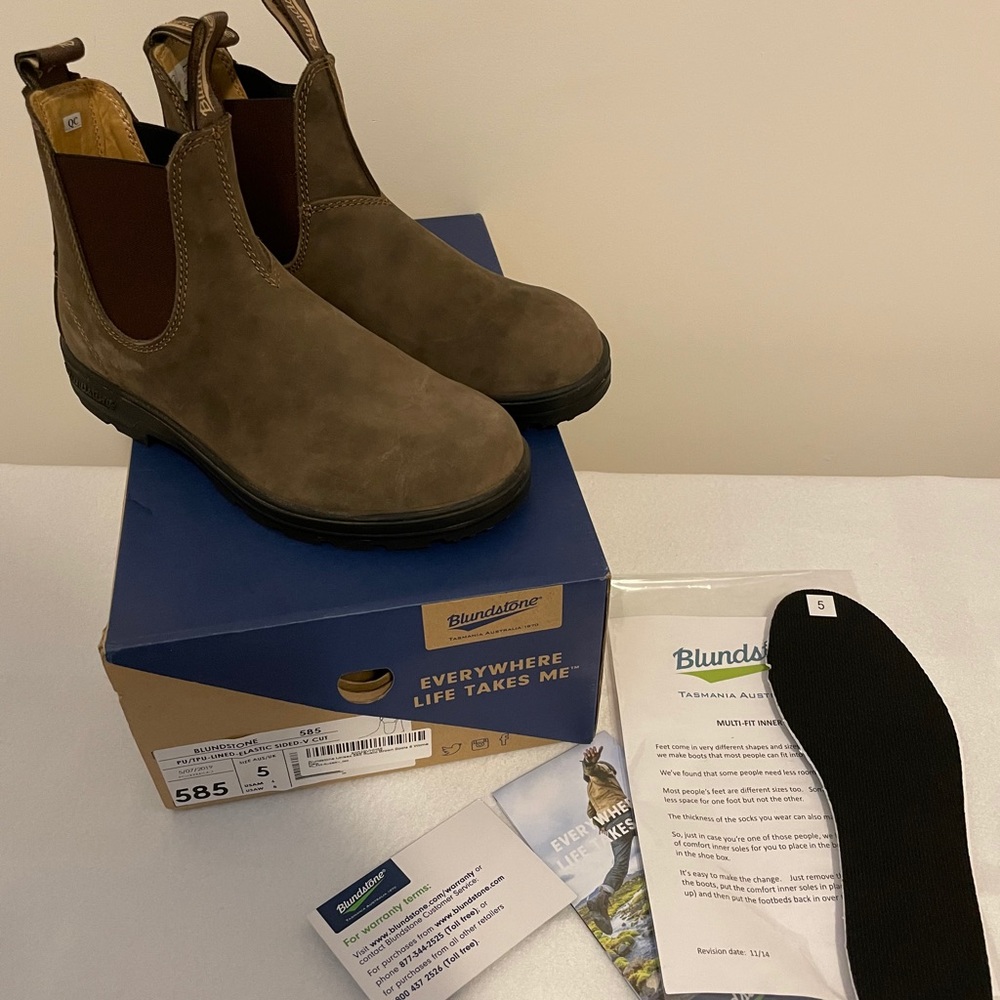 Blundstone 585 Rustic Brown Boots